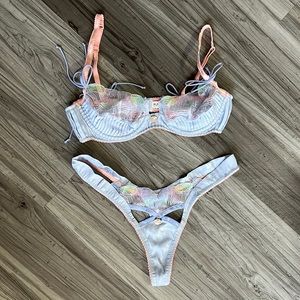 For Love and Lemons mermaid lingerie set